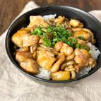 【鶏としめじの餡掛け照り焼き】材料2つで最強ご飯泥棒