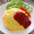 レンジでお手軽オムライス♩ズボラ料理！火を使わない！超簡単