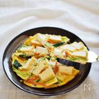 厚揚げのスパニッシュ・オムレツ風
