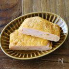 初心者さん必見！簡単【折り畳み卵焼き】ハム入りで美味しい♡