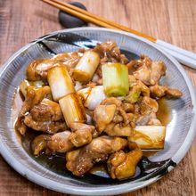 鶏もも肉と白ネギの焼き鳥風照り焼き