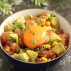 まぐろ丼　ミツカン「カンタン酢」ご飯