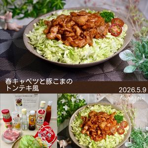 クラ蔵の作ってみた!投稿(【春キャベツと豚こまのトンテキ風】お手軽食材でパパっと大満足)