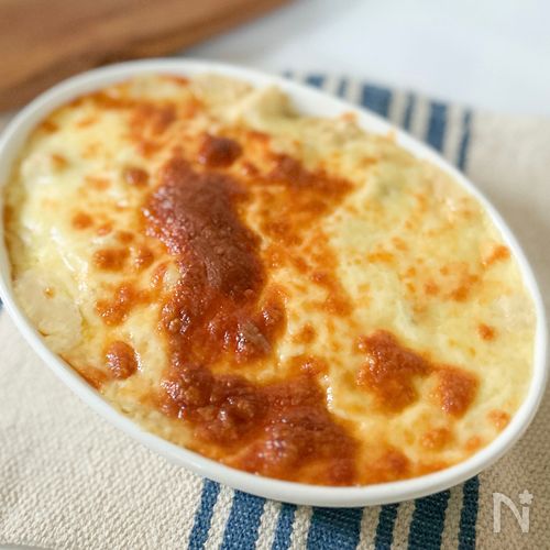 ワンパンで作れる♪【長芋と長ねぎの和風グラタン】