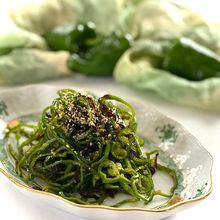 ピーマンの塩昆布和え
