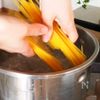 トマトクリームパスタの工程2