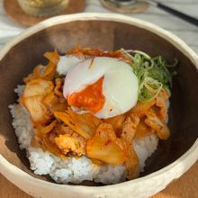 ポン酢が決めて！我が家の豚キムチ丼