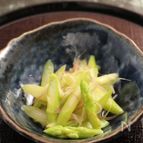 お通し！アスパラのみょうが和え