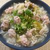 楽ラク手抜キッチン🐶🐾の作ってみた!投稿(キャベツとえのきと鶏肉のあっさり塩スープ)