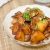新じゃがと豚バラの煮っ転がしの工程4