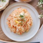 〈トマトとたまごのピラフ〉炊飯器1つ！味付けも1つで激うま！