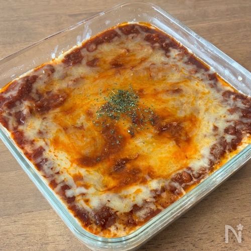 レンチンでご馳走♡絶品ミートドリア