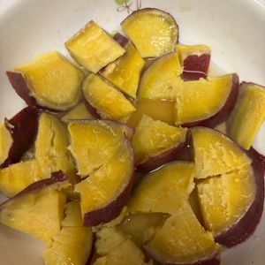のんの作ってみた!投稿(作り置きにも◎さつまいものレンジ煮)
