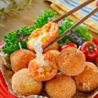 【チーズがとろけるライスコロッケ】こどもウケ抜群♡お弁当にも