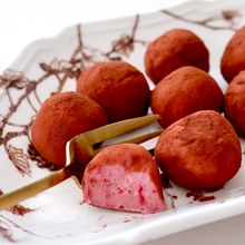 混ぜて冷やすだけ簡単【いちごの豆乳トリュフ】生クリーム不使用