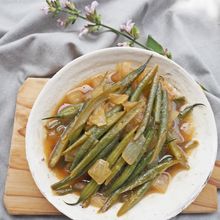 ～ゴマ香る～さやいんげんのクタクタ蒸し煮