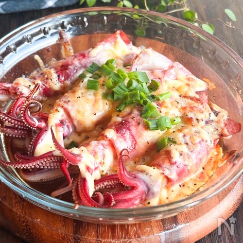 【5分で出来ちゃう】イカのマヨチーズ焼き♪おつまみにも！