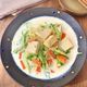 電子レンジで簡単！高野豆腐と水菜の卵とじ