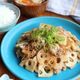 豚肉とれんこんとしらたきのスタミナにんにく炒め