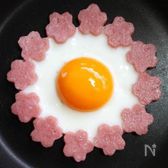 可愛い目玉焼き☆さくら