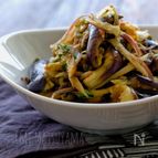 ＊レンチンなすと香味野菜のごまおかか和えサラダ＊