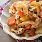 レンジde簡単♡漬けダレ最強♡基本の肉じゃが♡