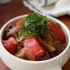 【とろっと牛トマ丼】鉄分補給に!重ねて蒸してヘルシーにの工程4