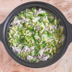 全部合わせて煮込むだけ！豚肉とキャベツの白だし鍋