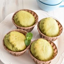 材料２つで抹茶マフィン