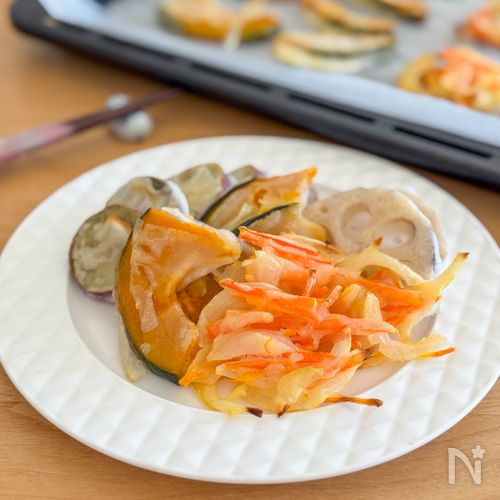 ほったらかしで大量生産！サクサクオーブン天ぷら