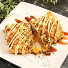 たたみオムレツ　お好み焼き風