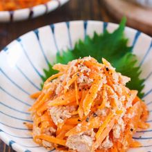 にんじんのやみつき♡ツナごま和え【#作り置き#湯かけ#弁当】