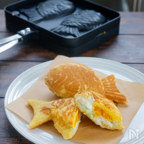 「福岡のソウルフード」たい焼き器で作る【むっちゃん万十風】