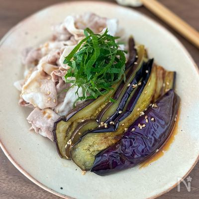 この夏はこれで決まり！【豚しゃぶとなすのうまいやつ】