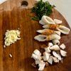 ちくわと塩こんぶの和風チャーハン【簡単ランチ・節約】の工程1
