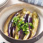 【蒸しなすの旨だれ和え】5分でむくみ解消レシピ