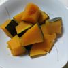 KUMIKOの作ってみた!投稿(あと一品に!レンジで作るかぼちゃの白だし副菜)