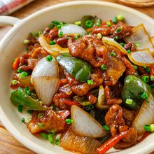 【おいしさ悶絶級】豚こまと彩り野菜のワンパン黒酢豚☆食欲爆発