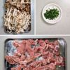 豚こまきのこのポン照り炒め│15分でご飯がすすむ茶色いおかずの工程1