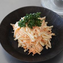 【ぱぱっと副菜】大根とにんじんのツナマヨサラダ