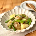 新じゃがとアスパラのホットサラダ