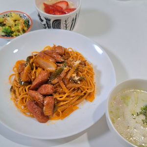 えびちゃんの作ってみた!投稿(洋食屋さんの基本ナポリタン)