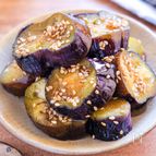【蒸しなすのごまだし醤油和え】レンジで簡単副菜！あと1品に♡