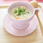 無調整豆乳とお麩のモーニングスープ＜１分動画付きレシピ＞