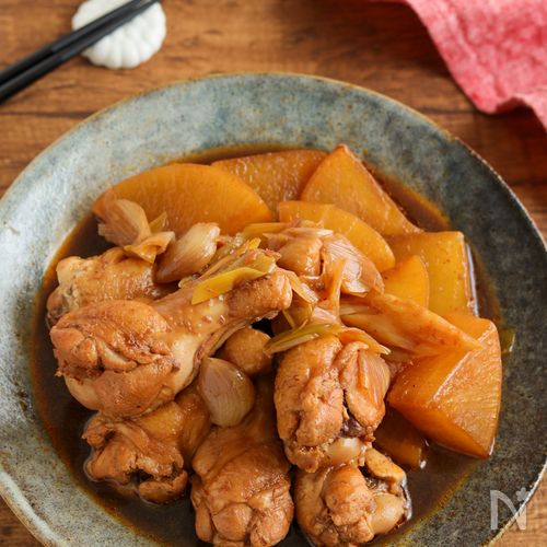 旨辛♪手羽元と大根のピリ辛煮