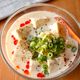 5分で完成！【豆腐の冷やし豆乳担々スープ】混ぜるだけ♩