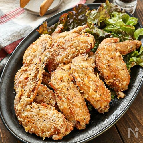 【ザクザクジューシー!手羽先の旨塩唐揚げ】とまらないおいしさ