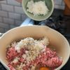 【こっそり糖質補給！】ごはん入りレンコンハンバーグの工程2