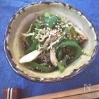 スピード料理☆ピーマンとしめじのじゃこゴマ炒め
