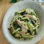 シャキシャキさっぱり♪レンジできゅうりともやしの中華風サラダ